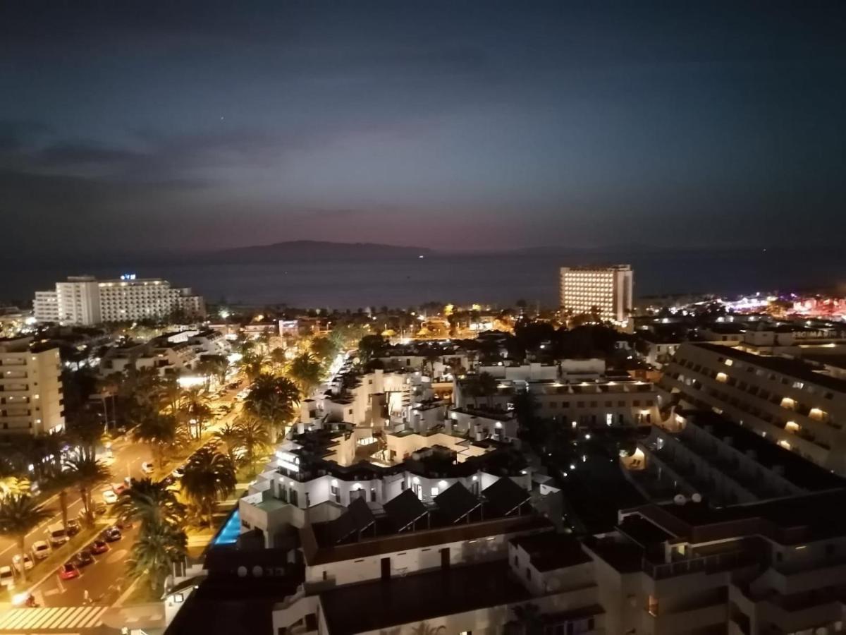 شقة Sea View Penthouse بلايا ذي لاس أميريكاس المظهر الخارجي الصورة